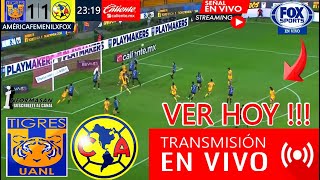 🔴EN VIVO TIGRES VS AMERICA Partido Semifinal DONDE VER América vs Tigres A Que Hora Juega Femenil [upl. by Kosse]