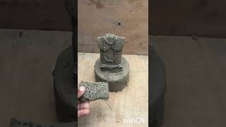 Mahadev idol makingsbholenath murti making shorts78 [upl. by Refinej]