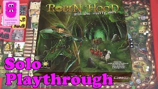 Robin Hood and the Merry Men Solo Playthrough In English board game [upl. by Alvinia]