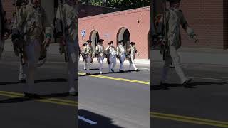 85th Regiment de Saintonge history parade [upl. by Yasdnyl]