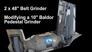 2x48 Belt Grinder Build [upl. by Nauqat]