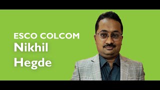 ESCO One Minute Episode 11 with Nikhil Hegde [upl. by Corydon572]