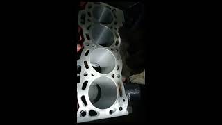 rebore 50 toyota 2e engine [upl. by Encratis]