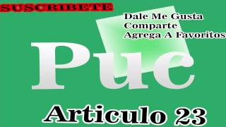 Articulo 23 ley 145 de 1960 [upl. by Eardna412]