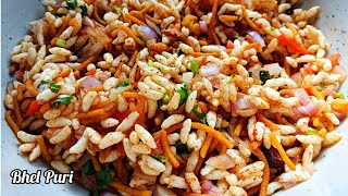 Bhel Puri Recipe  Bhel Puri Chaat  Indian Street Food [upl. by Bruckner]