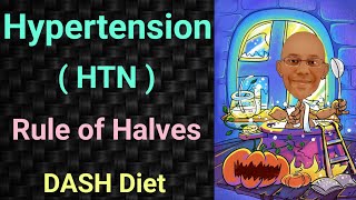 Hypertension  Rule of Halves  DASH Diet  PSM lecture  Community Medicine lecture  Public Health [upl. by Idelle491]