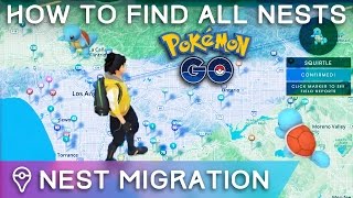 HOW TO FIND ALL POKÉMON NEST LOCATIONS IN POKÉMON GO [upl. by Gaivn704]