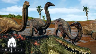 GALLIMIMUS THE RAMBUNCTIOUS RAPSCALLION The Isle EVRIMA Update 65 Preview  Gallimimus Survival [upl. by Eeresed]