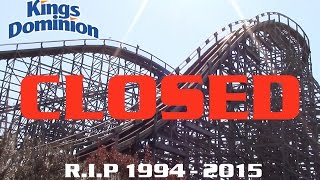 Hurler at Kings Dominion Will Never Reopen [upl. by Yup]