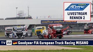 🇩🇪 RELIVE aus Misano Goodyear FIA European Truck Racing Championship Rennen 2  25 Mai 2024 [upl. by Vanni]