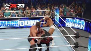 WWE 2K23  Smackdown  6Man Tag Match  Luke Brock amp Tyler vs Giovanni Ludwig amp Gunther [upl. by Aleuqahs]