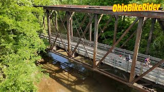 Catrike Expedition and Villager riding the B amp O Rail Trail From Lexington OH to Bellville OH [upl. by Adnylem]