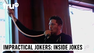 Impractical Jokers Inside Jokes  Sals TenFoot Straw  truTV [upl. by Hazrit368]