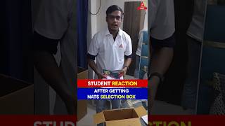 Students Reaction 😍 After Getting NATS Selection Box📚 Shorts NATS neet [upl. by Rainah508]