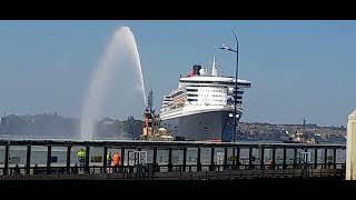 Queen Mary 2 Arriving🚢amp Turning Around Pier HeadLiverpoolEngland🚢Please Read Descrip🚢060924 [upl. by Inirt382]