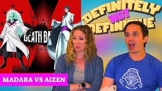 Death Battle Madara vs Aizen Reaction  Naruto vs Bleach [upl. by Ahsenod]