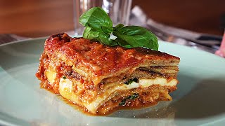 Authentic Italian Aubergine Parmigiana [upl. by Priestley765]