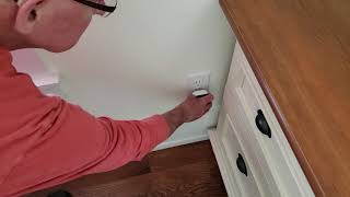 Using the Hampton Bay Wireless Battery Free Door Bell [upl. by Ellyn]