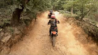 Uwharrie National Forest Dirt Bike Riding Part 1 [upl. by Ardnaz570]