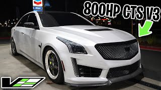 2650 Magnuson CTS V vs Paxton Supercharged Mustang [upl. by Marlane898]