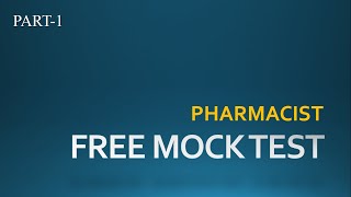 PHARMACIST EXAM MOCK TEST  KERALA PSC  NEW SYLLABUS [upl. by Mimi266]