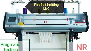 Flat Bed Knitting Machine  Textile machine tutorial video  Full operating manual [upl. by Anik]