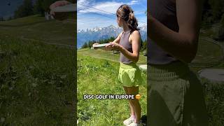 DISC GOLF IN SWITZERLAND🇨🇭 with Amy discgolf [upl. by Violette177]