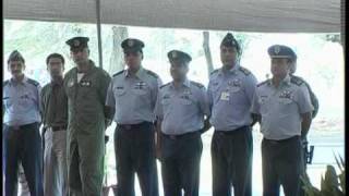 General Kayani amp Air Chief Marshal Rao Qamar Suleman visit PAF operational Air Base  15th June 2009 [upl. by Yecaw]