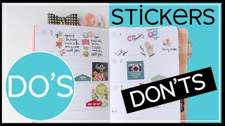 Planner Stickers  How to Use Them so Your Planner Looks Fab Every Time [upl. by Ayalat863]