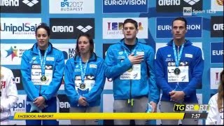 Campionati europei di nuoto Natanya ISR  Servizio Rai Sport  Il punto della 2 giornata [upl. by Leopoldeen]