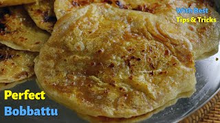 నేతి బొబ్బట్లు  PuranPoli  How to make perfect Bobbatlu at Home in Telugu by Vismai Food [upl. by Brad]