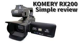 KOMERY RX200 Simple Review [upl. by Shelden27]