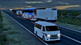 citybus irizar i6s  ets2 150 bus modpulling trailer african style enroute to harare zimbabwe [upl. by Arrac782]