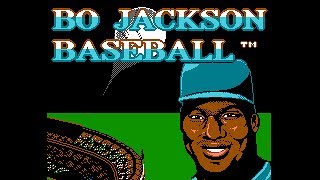 Bo Jackson Baseball  NES Gameplay [upl. by Mcwilliams]