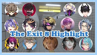 HIGHLIGHT Nijisanji EN Boys Plays quotThe EXIT 8quot Compilation [upl. by Siseneg]