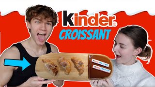 Vi laver KINDER CROISSANTER vlog [upl. by Namwob]