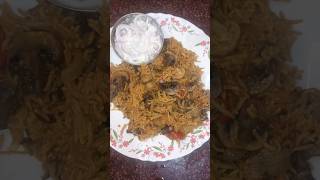 Simple teastymushroombiryani cooker style [upl. by Einatirb]