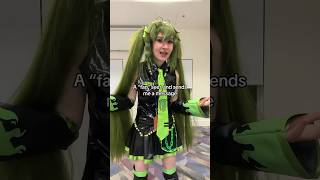 A FAN MESSAGED ME WHAT Miku cosplay meme cosplay hatsunemiku miku meme [upl. by Adiarf]