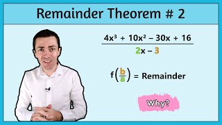 The Remainder Theorem of Polynomials Part 2 axb Divisors [upl. by Haidabo]