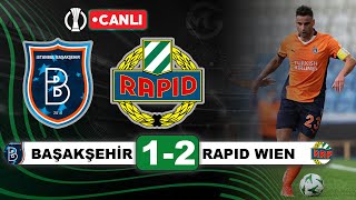 Başakşehir 12 Rapid Wien  Konferans Ligi Canlı Yayın [upl. by Marucci]