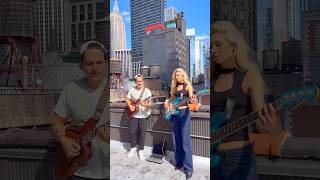 Jamming with Blu DeTiger on a NYC rooftop [upl. by Wolff]