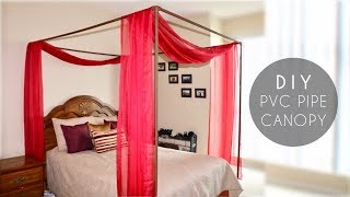 DIY PVC Pipe Bed Canopy [upl. by Weirick]