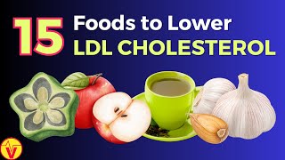 15 Foods to Lower LDL Cholesterol Levels  VisitJoy [upl. by Ecirpac]