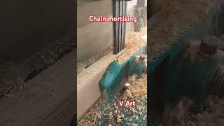 Chain mortising ytshorts woodworkingprojects viralshort woodworkingprojectplans woodworking [upl. by Melessa59]