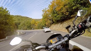 KTM 950 SM vs Fiat 500 Abarth  Grasse  Saint Vallier [upl. by God681]