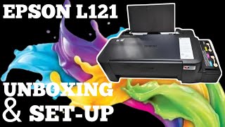 Epson L121 Unboxing and Setup [upl. by Airrotal]