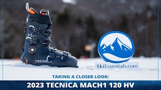 2023 Tecnica Mach1 120 HV Ski Boots Short Review with SkiEssentialscom [upl. by Eedahs]