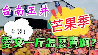 〔台南玉井芒果市場〕芒果季到了，想買愛文芒果，請問一斤多少錢啊？西施？香水？黑香？都是芒果的名字？ [upl. by Cirtap]