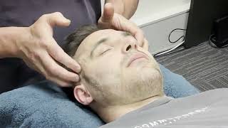 Face and Head Massage and Abdominal massage Brandon massaging Josh part 1 [upl. by Helban]