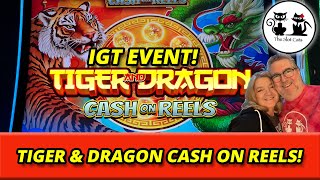 IGTS TIGER amp DRAGON CASH ON REELS AT DURANGO CASINO IN LAS VEGAS lasvegas durango [upl. by Truscott658]